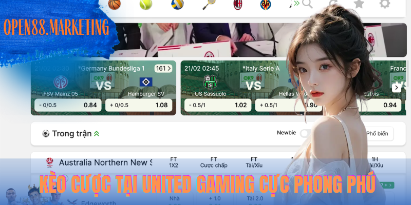 United Gaming – Sảnh Cá Cược Thể Thao Siêu Hot Tại OPEN88